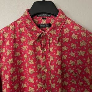 Vintage Christian Dior Monsieur Mens Dress Shirt